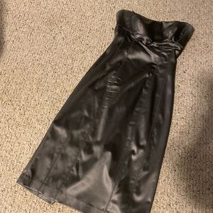 Super cute, strapless charcoal party dress, XS.